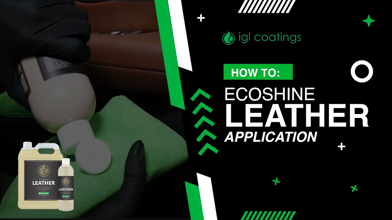 How to Apply: IGL Coatings Ecoshine Leather